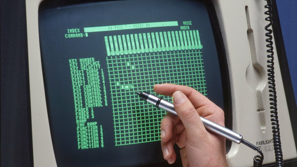 Fairlight Lightpen parameter edit